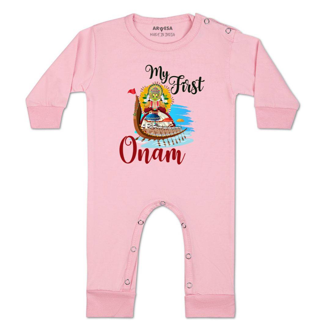 Arvesa Design-1056 Onam My First Baby Boy and Baby Girl Dress .