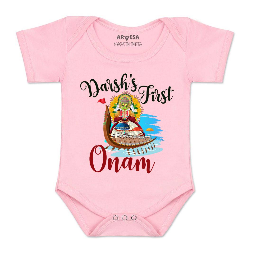 Arvesa My First Onam  Baby Boy & Girl Dress