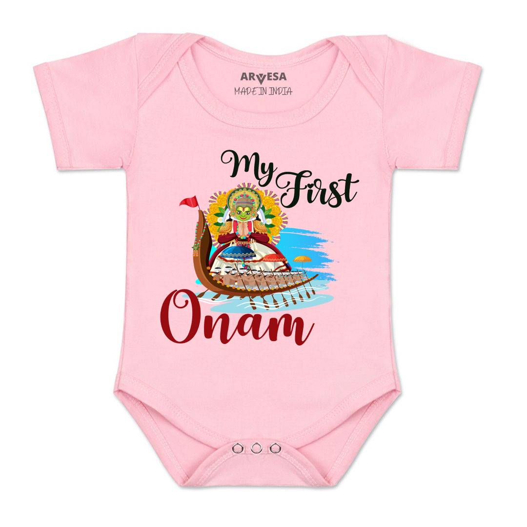 Arvesa Design-1056 Onam My First Baby Boy and Baby Girl Dress .