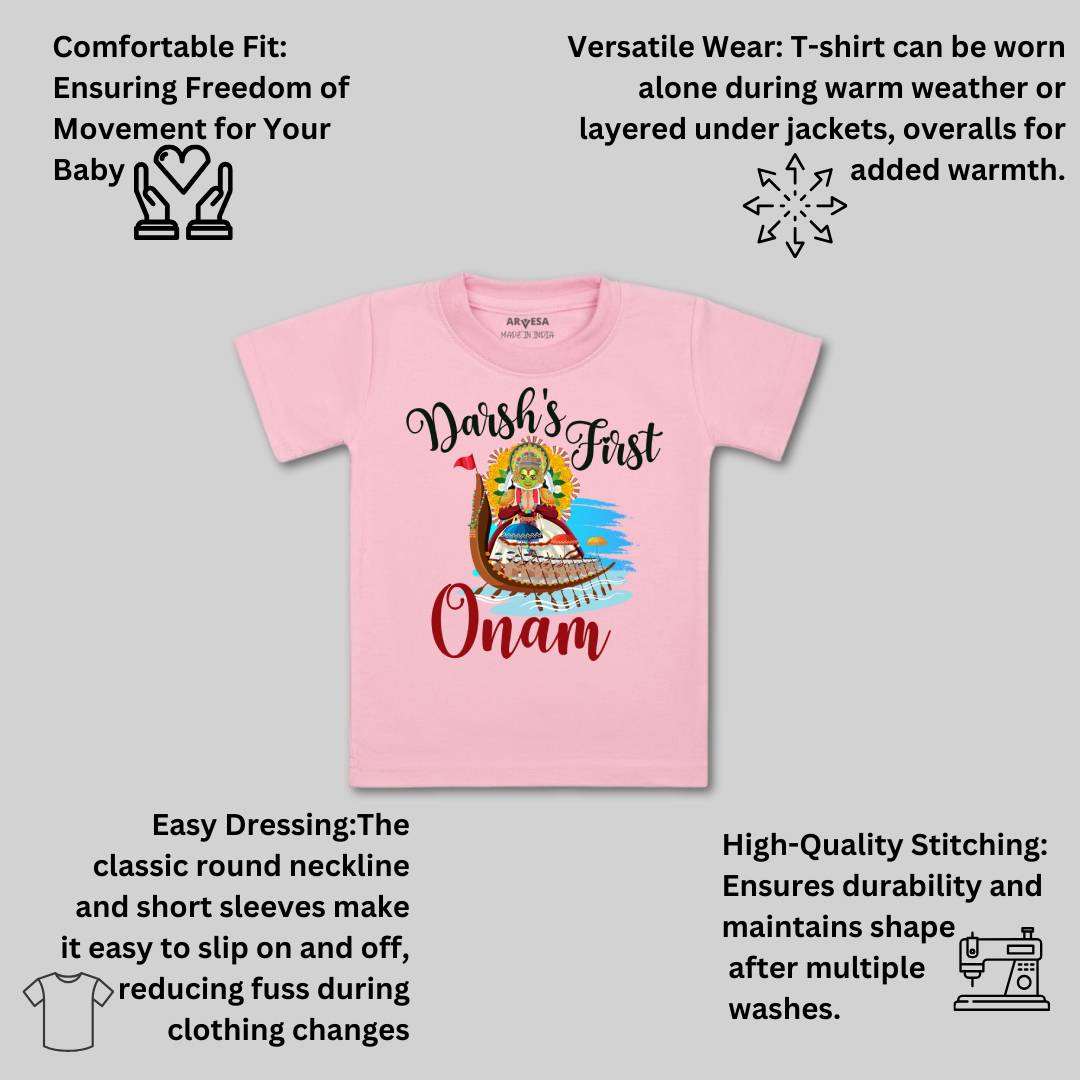 Arvesa My First Onam  Baby Boy & Girl Dress