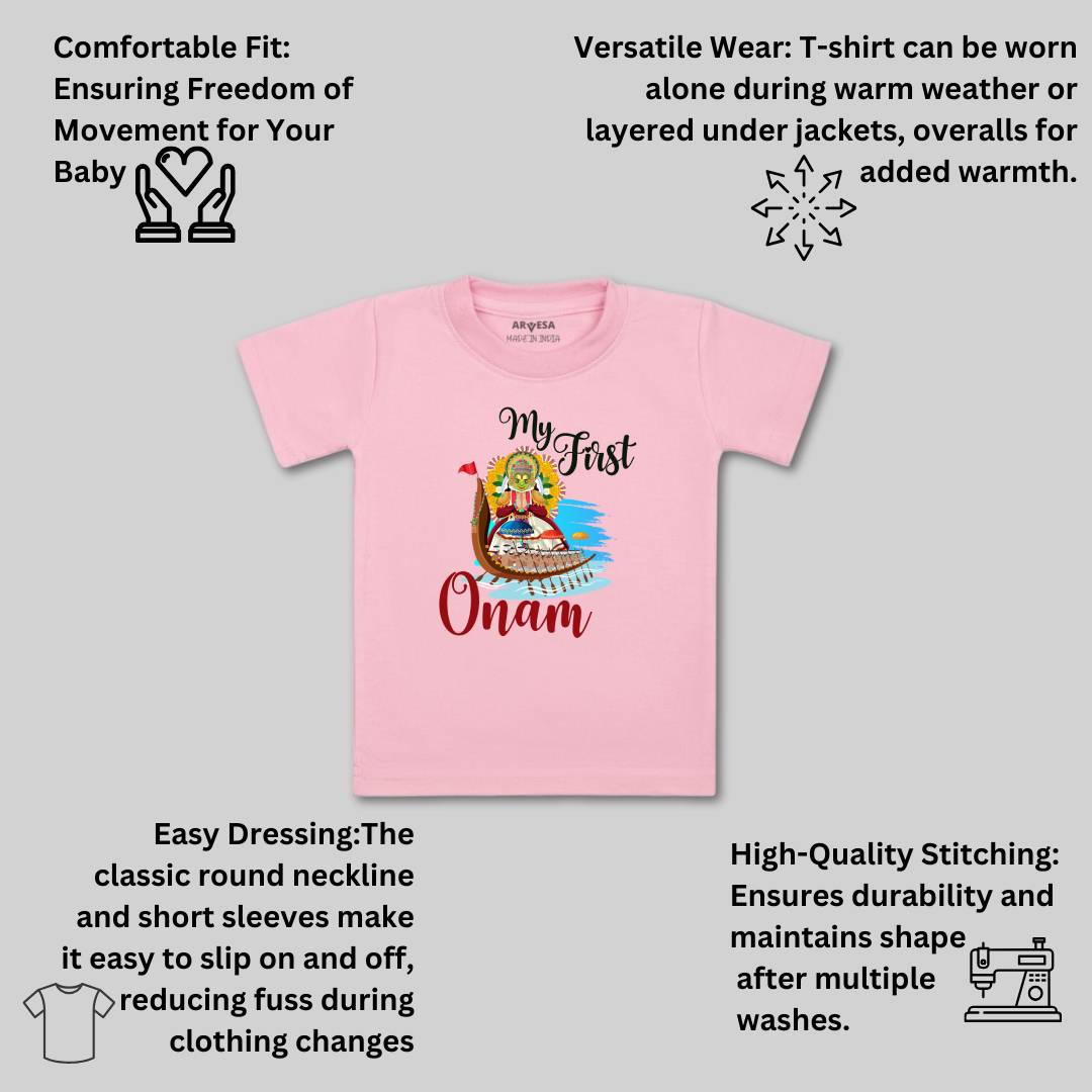 Arvesa Design-1056 Onam My First Baby Boy and Baby Girl Dress .