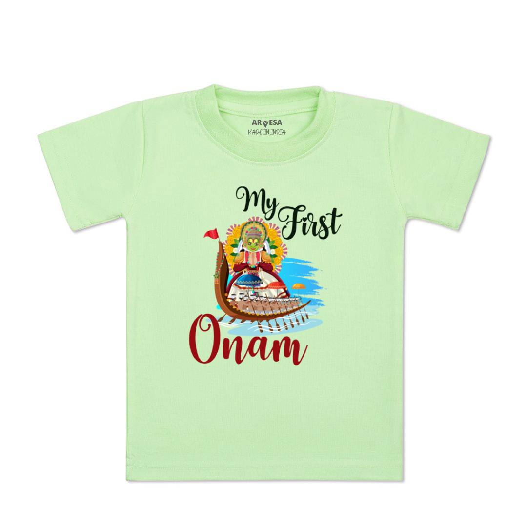 Arvesa Design-1056 Onam My First Baby Boy and Baby Girl Dress .