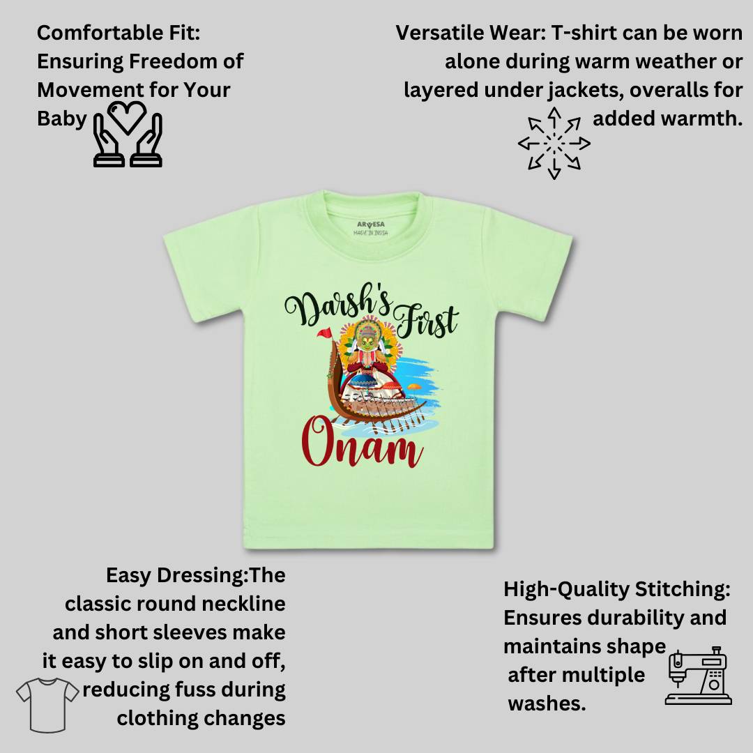 Arvesa My First Onam  Baby Boy & Girl Dress