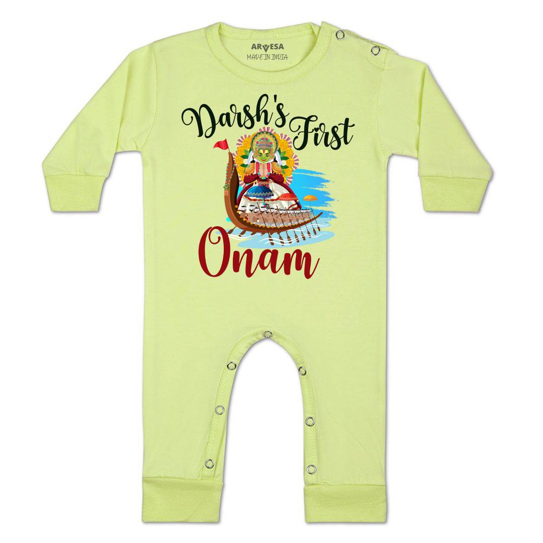 Arvesa My First Onam  Baby Boy & Girl Dress