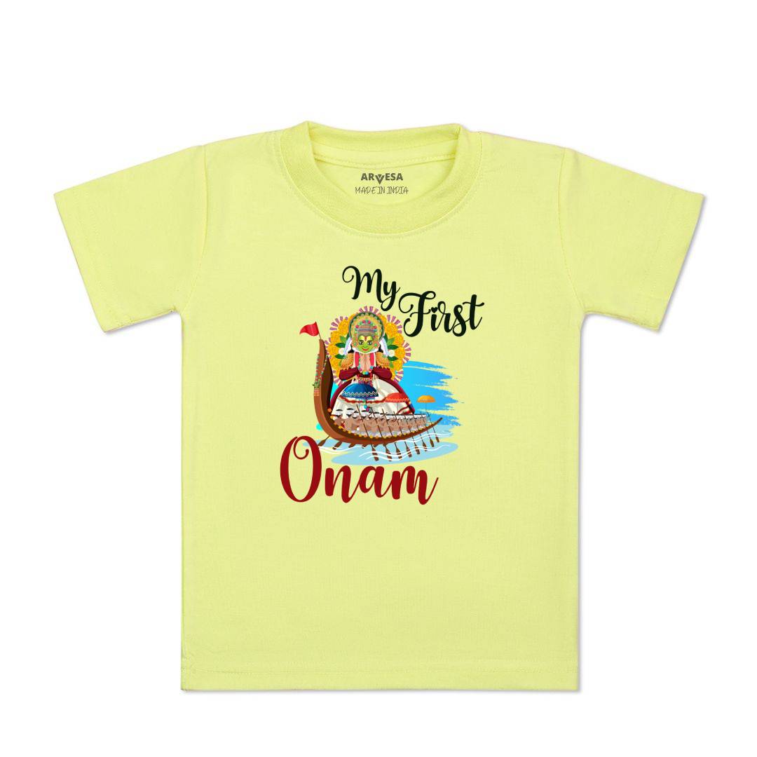 Arvesa Design-1056 Onam My First Baby Boy and Baby Girl Dress .