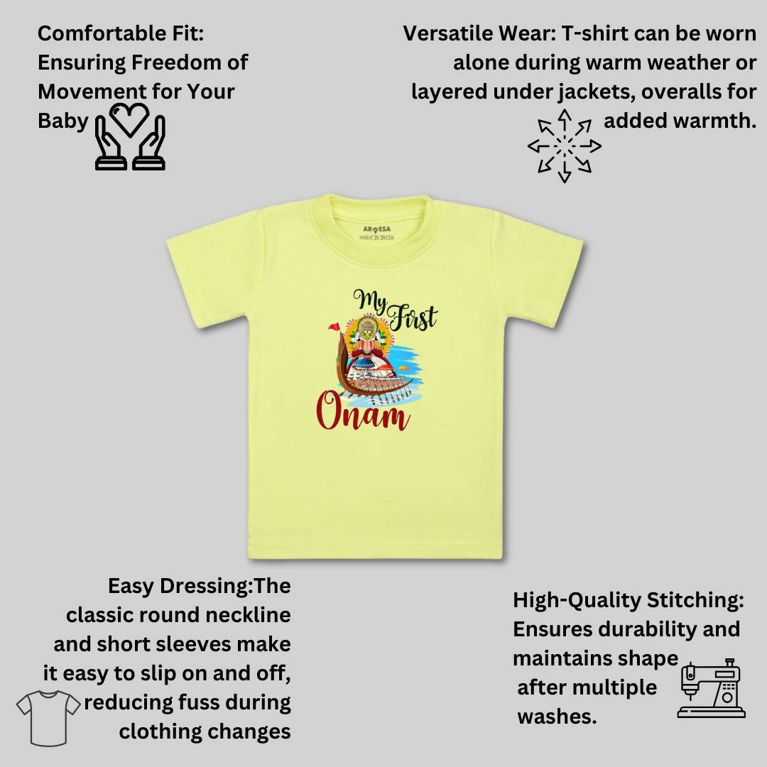 Arvesa Design-1056 Onam My First Baby Boy and Baby Girl Dress .