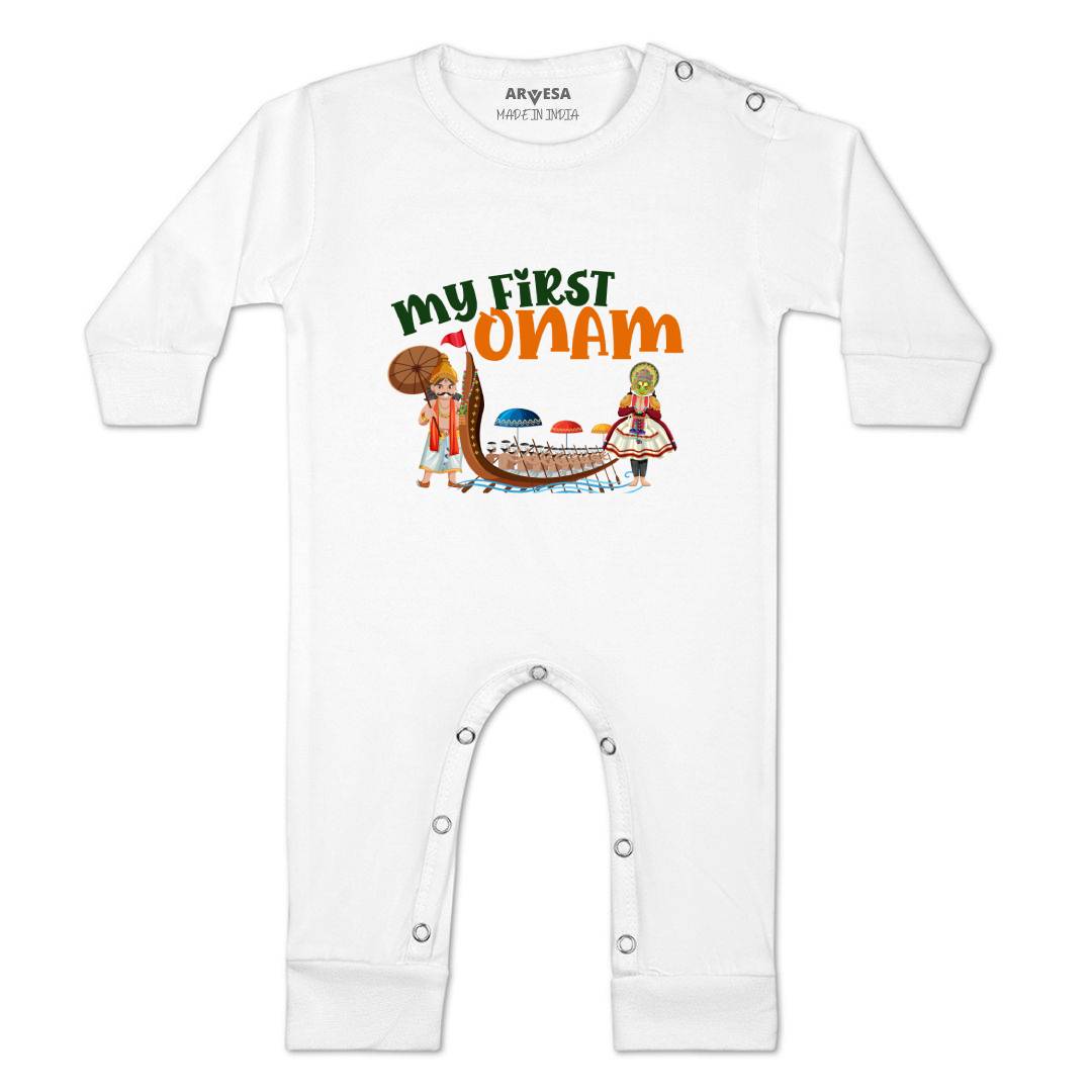 Arvesa Design-1057 Onam My First Baby Boy and Baby Girl Dress .