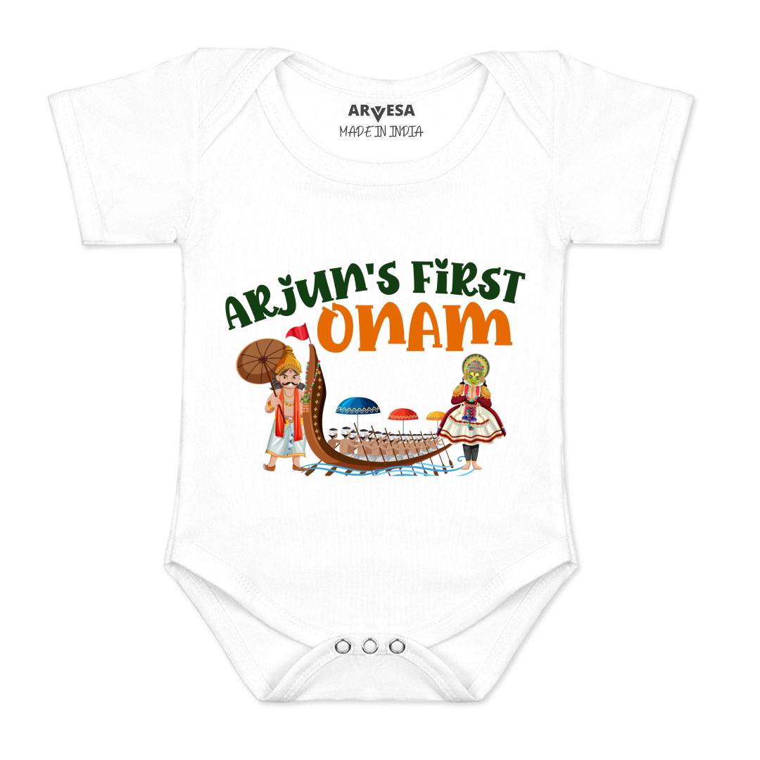 Arvesa My First Onam  Baby Boy & Girl Dress