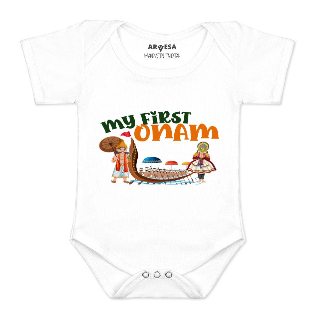 Arvesa Design-1057 Onam My First Baby Boy and Baby Girl Dress .