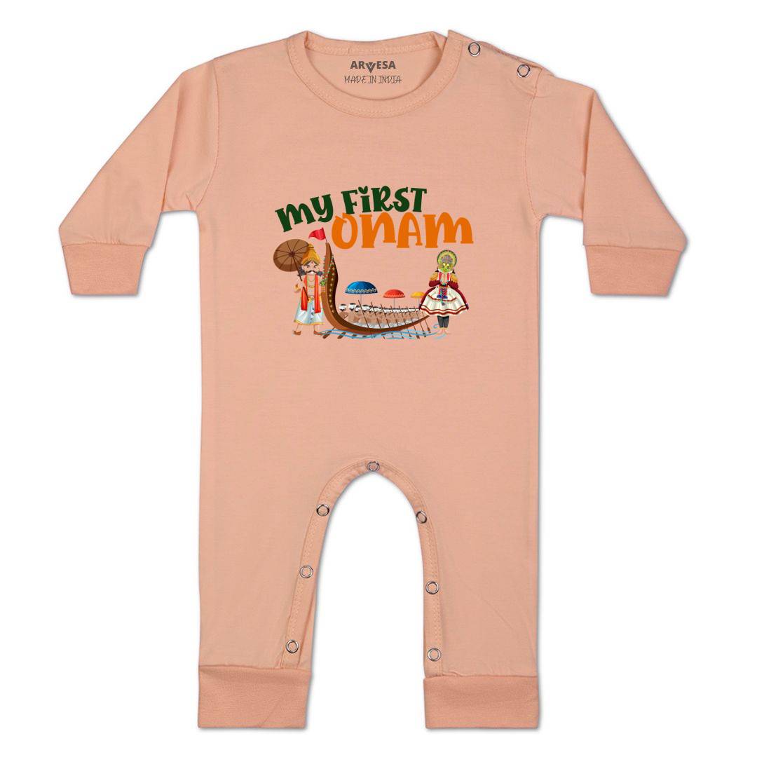 Arvesa Design-1057 Onam My First Baby Boy and Baby Girl Dress .