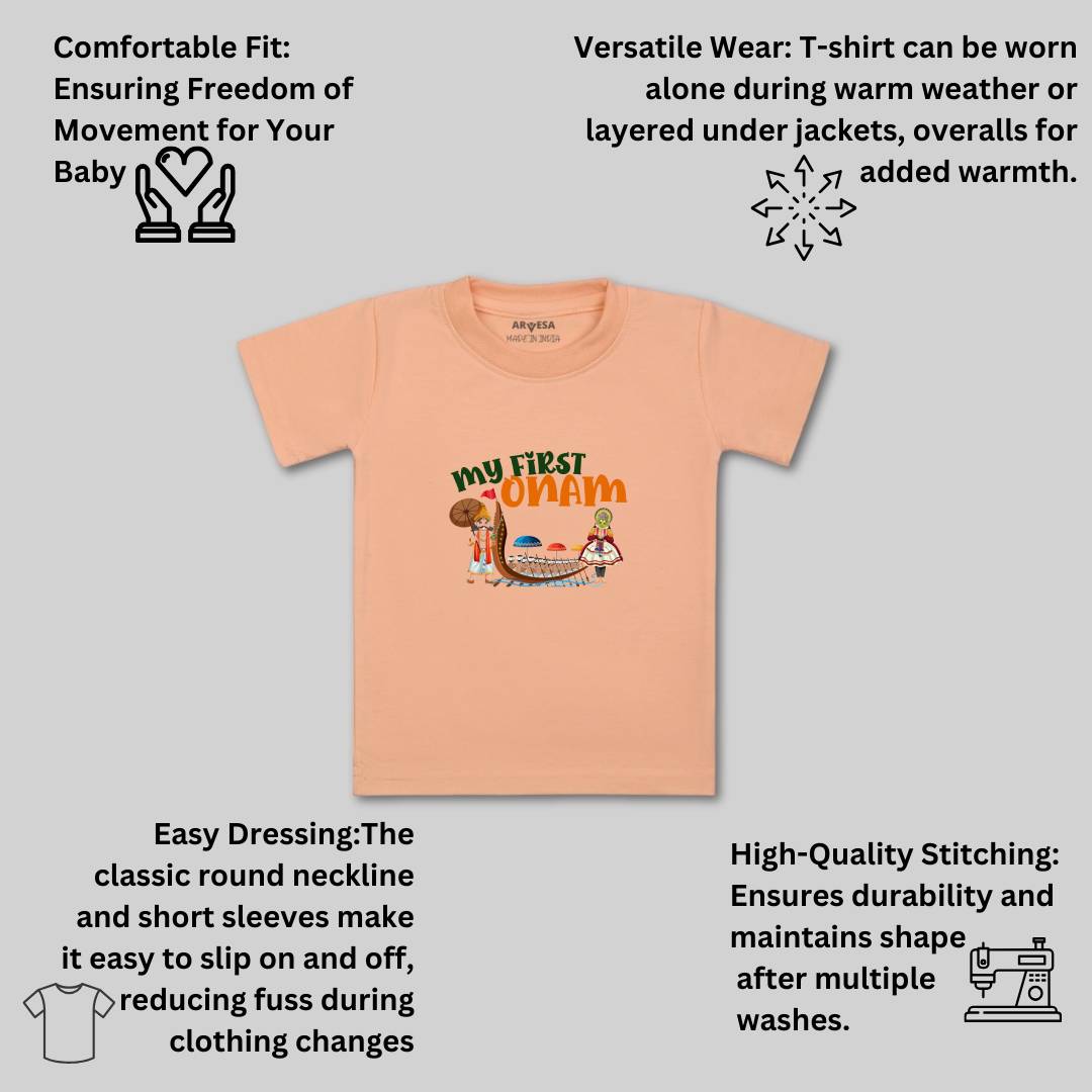 Arvesa Design-1057 Onam My First Baby Boy and Baby Girl Dress .