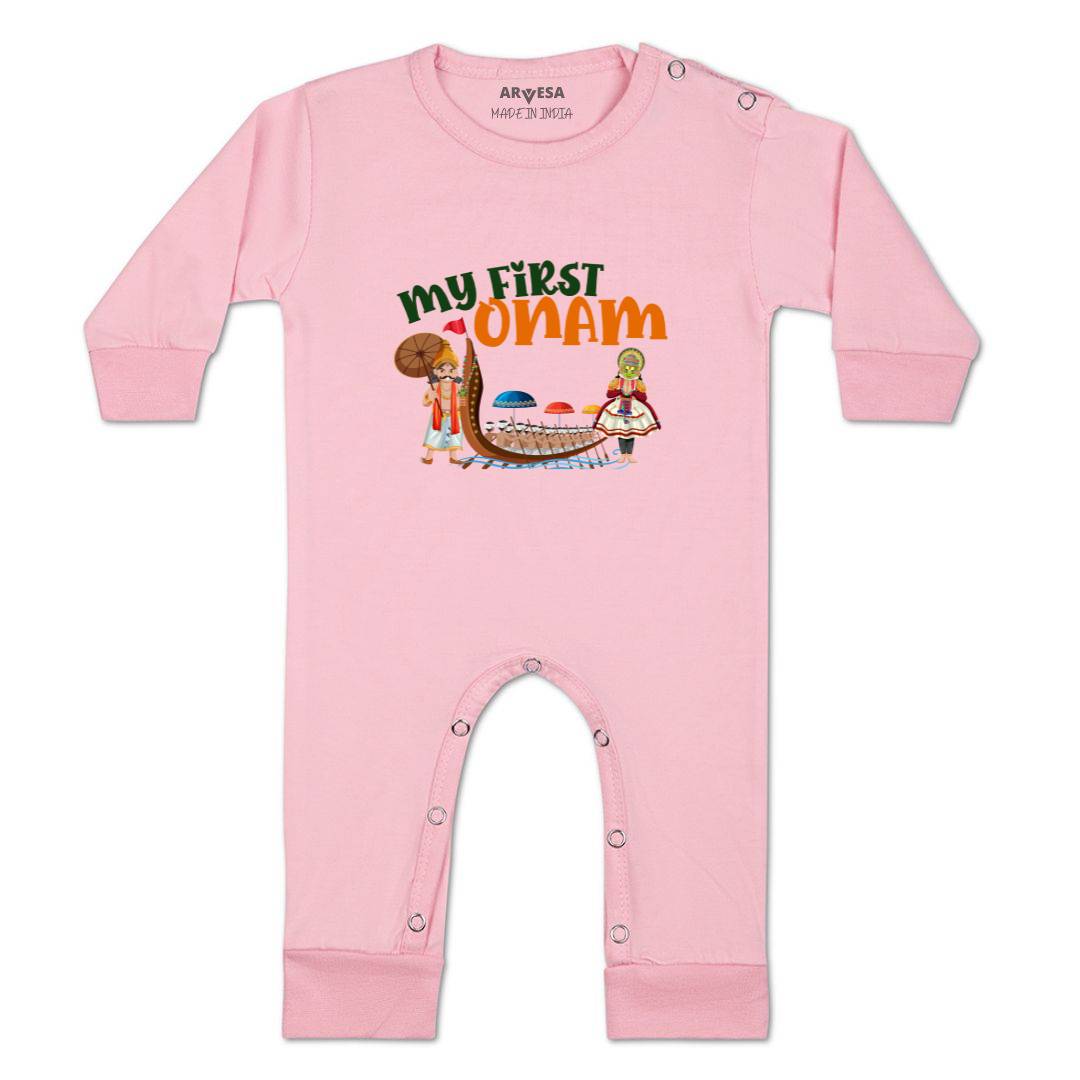 Arvesa Design-1057 Onam My First Baby Boy and Baby Girl Dress .