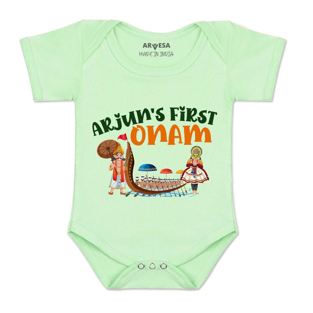 Arvesa My First Onam  Baby Boy & Girl Dress