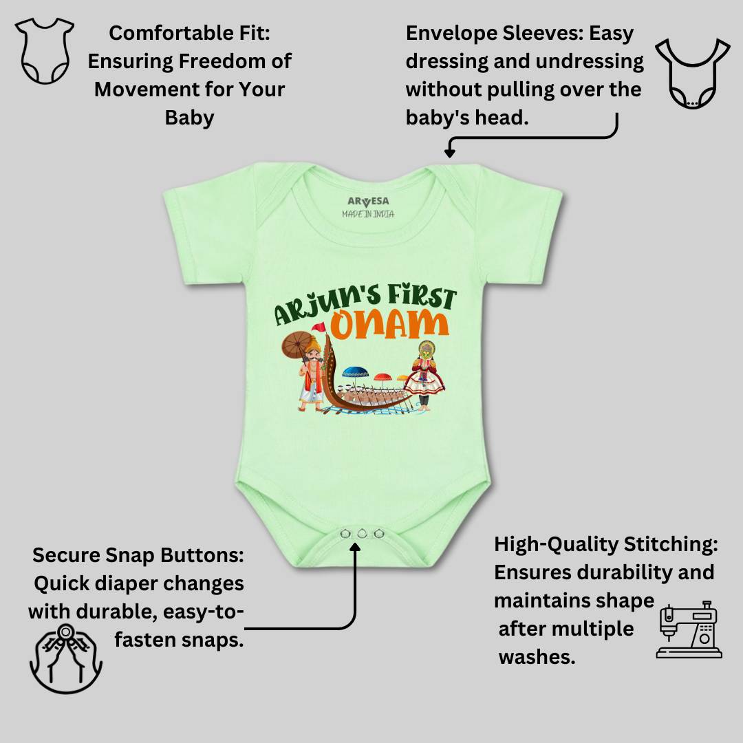 Arvesa My First Onam  Baby Boy & Girl Dress
