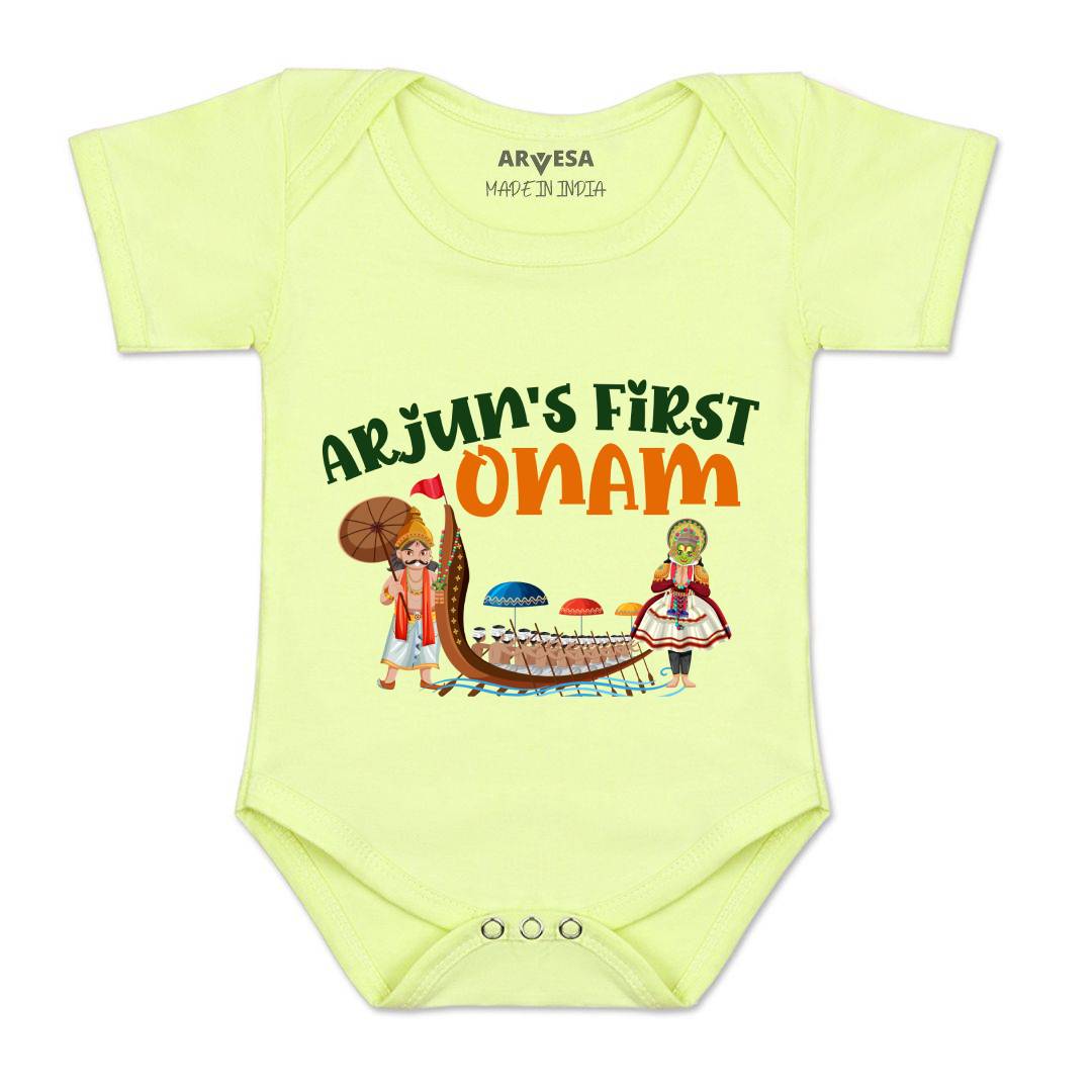 Arvesa My First Onam  Baby Boy & Girl Dress