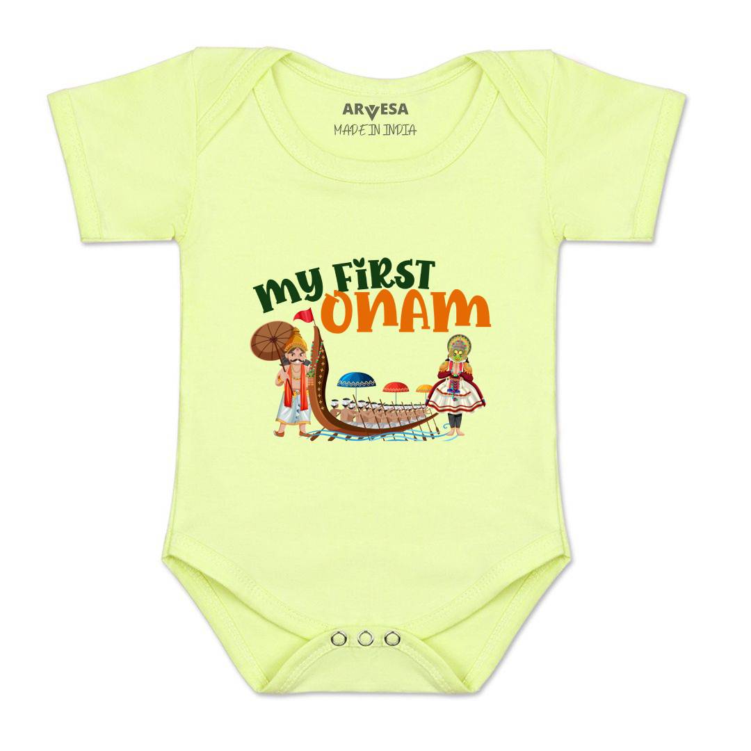 Arvesa Design-1057 Onam My First Baby Boy and Baby Girl Dress .