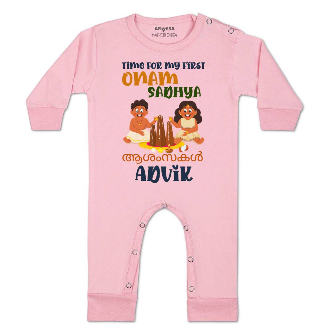 Arvesa My First Onam  Baby Boy & Girl Dress