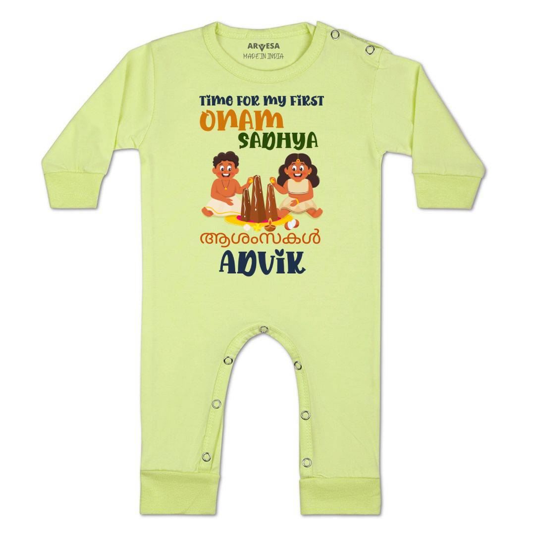 Arvesa My First Onam  Baby Boy & Girl Dress