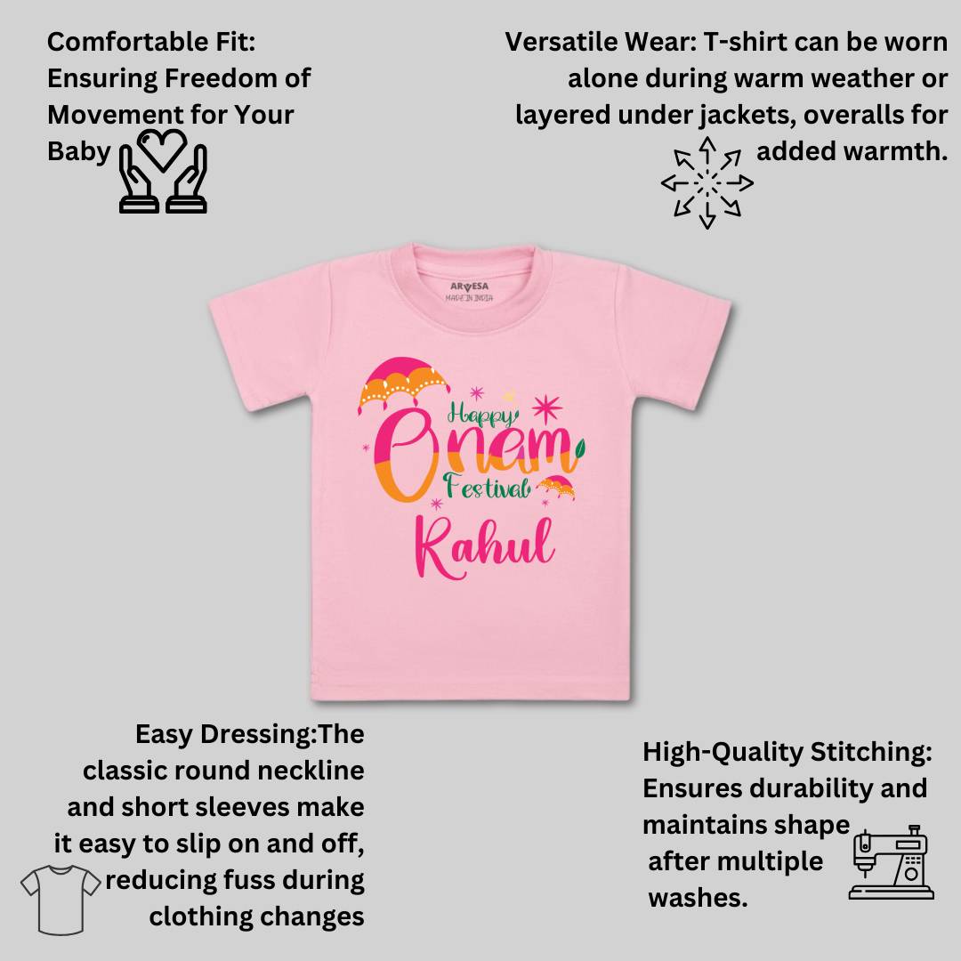 Arvesa My First Onam  Baby Boy & Girl Dress