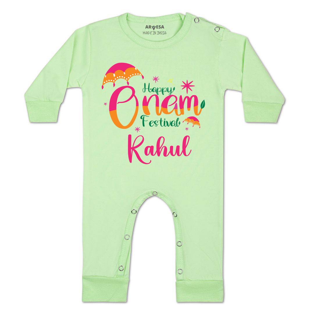 Arvesa My First Onam  Baby Boy & Girl Dress