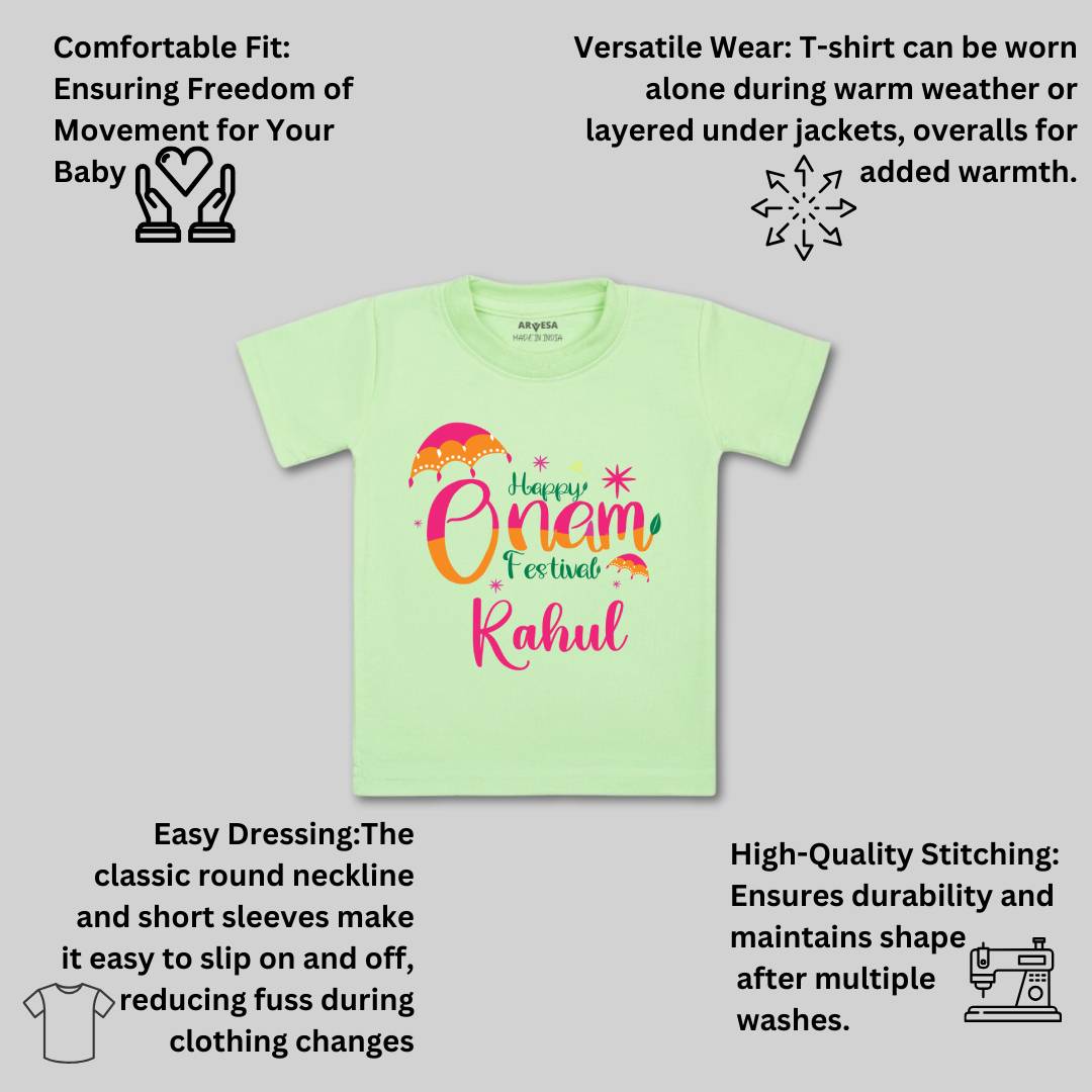 Arvesa My First Onam  Baby Boy & Girl Dress