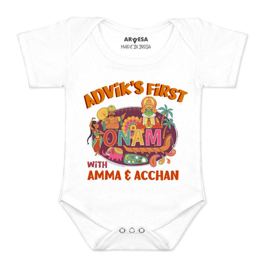 Arvesa My First Onam  Baby Boy & Girl Dress