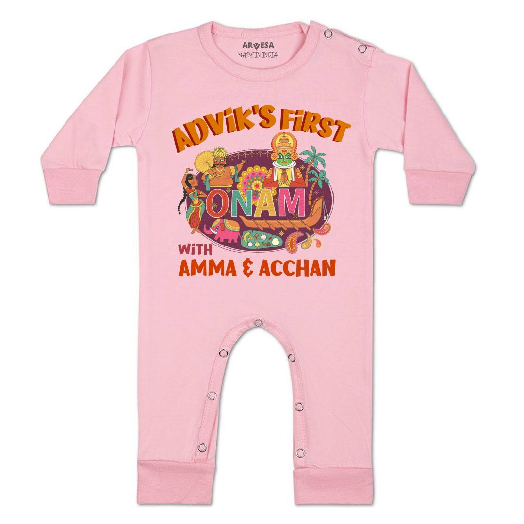 Arvesa My First Onam  Baby Boy & Girl Dress
