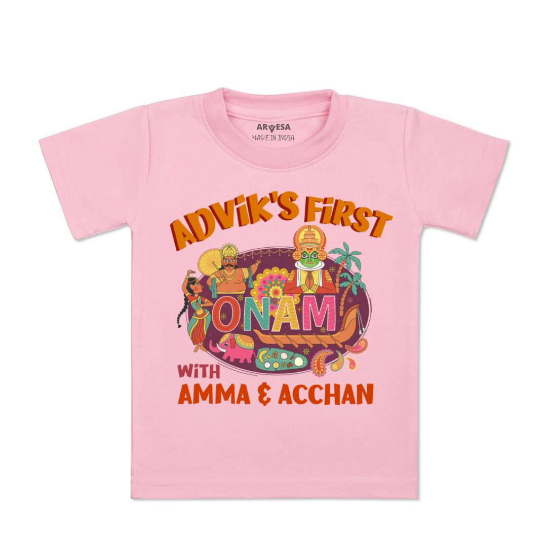 Arvesa My First Onam  Baby Boy & Girl Dress