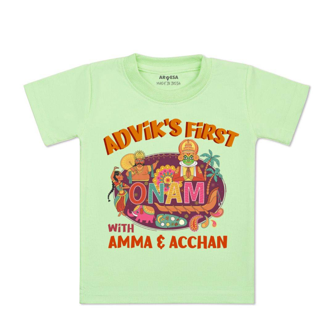 Arvesa My First Onam  Baby Boy & Girl Dress