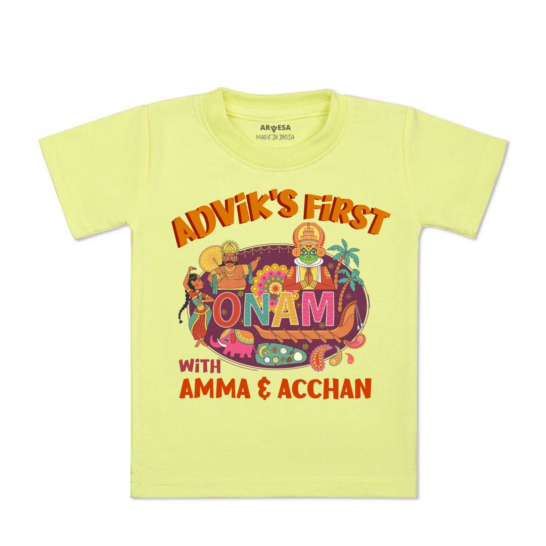 Arvesa My First Onam  Baby Boy & Girl Dress