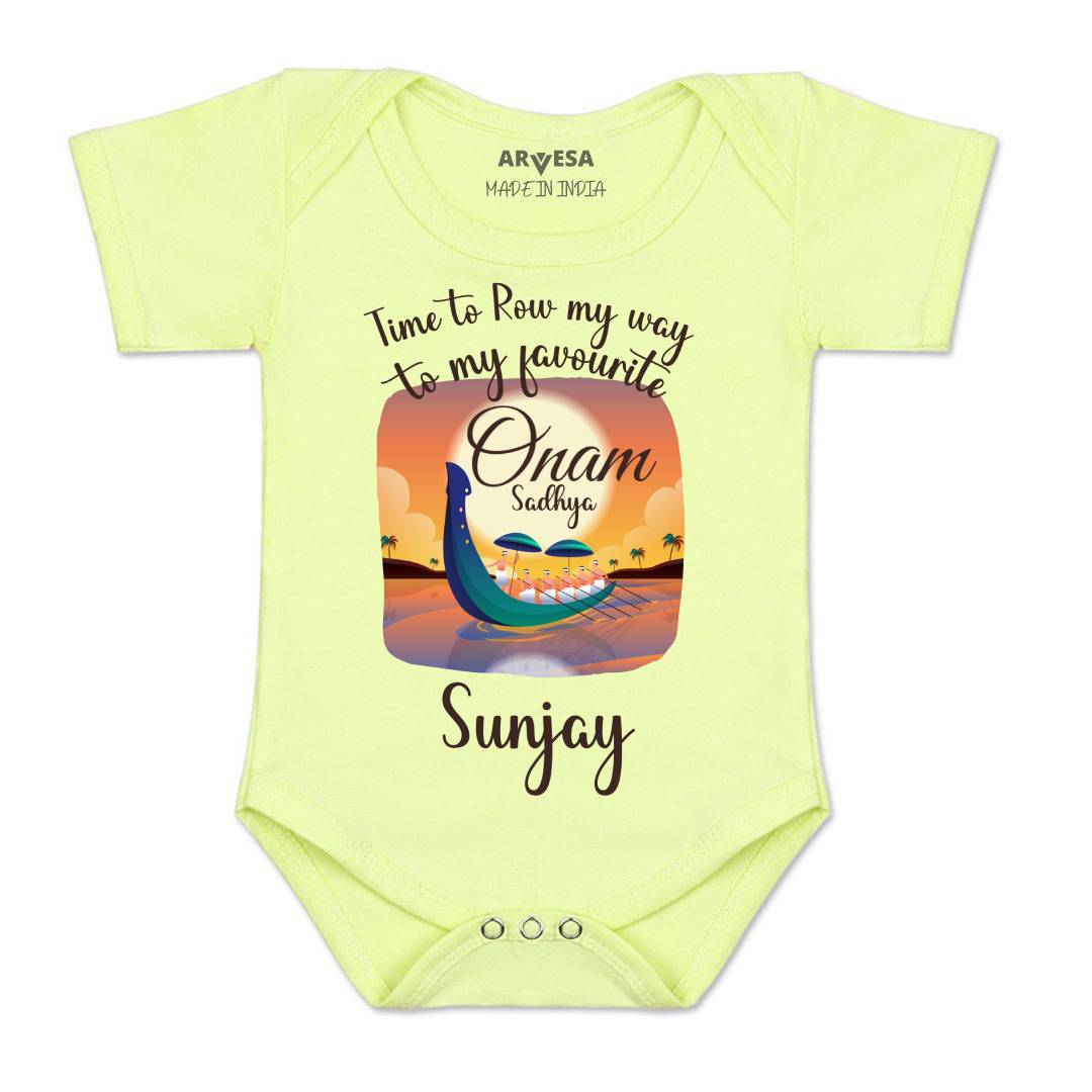Arvesa My First Onam  Baby Boy & Girl Dress