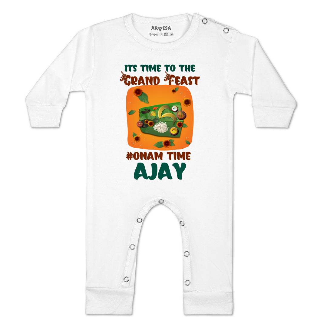 Arvesa My First Onam  Baby Boy & Girl Dress