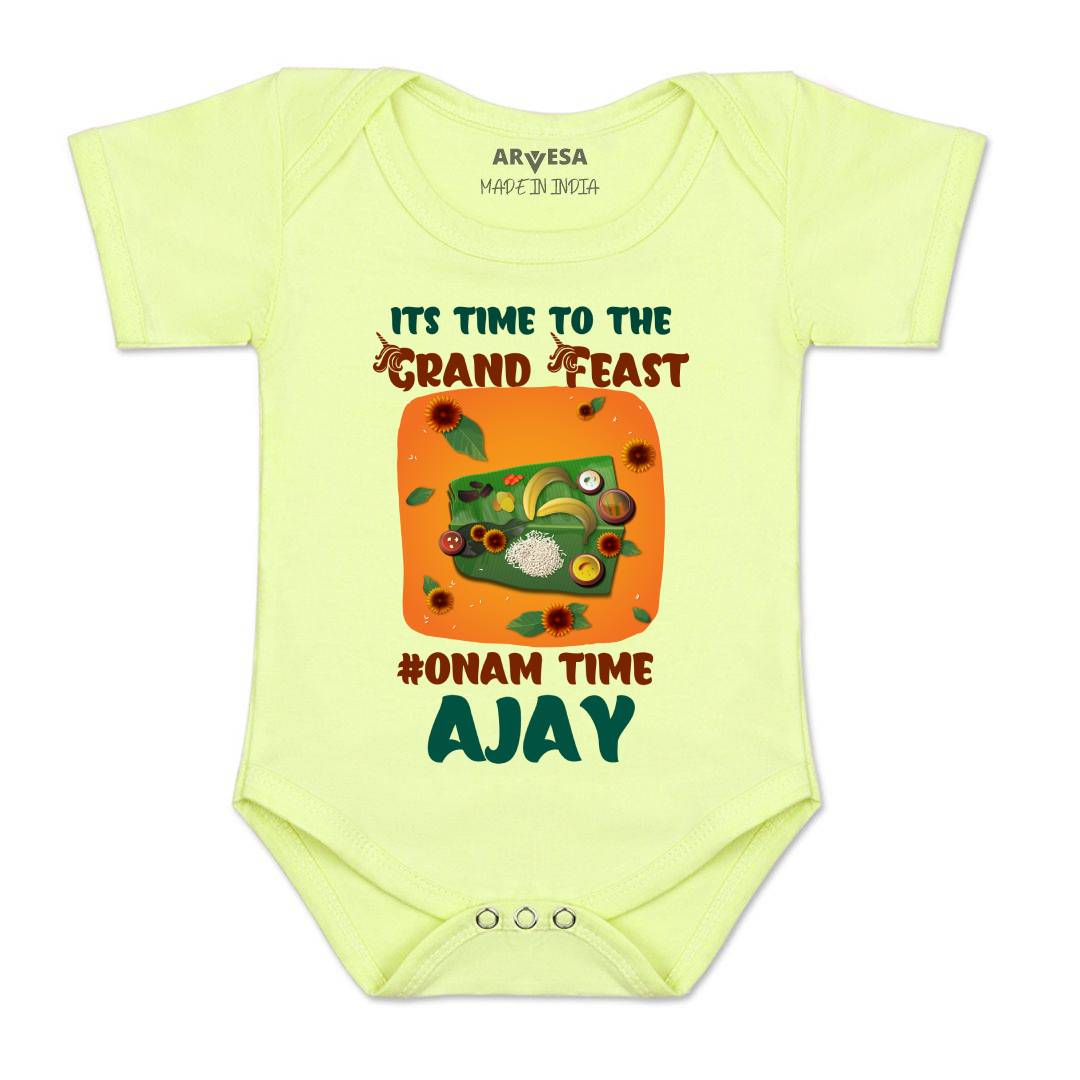 Arvesa My First Onam  Baby Boy & Girl Dress