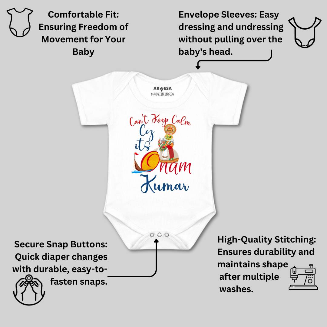 Arvesa My First Onam  Baby Boy & Girl Dress