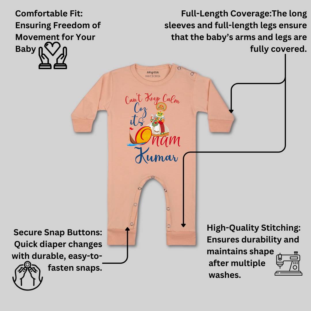 Arvesa My First Onam  Baby Boy & Girl Dress