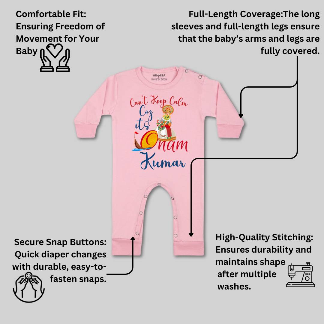 Arvesa My First Onam  Baby Boy & Girl Dress