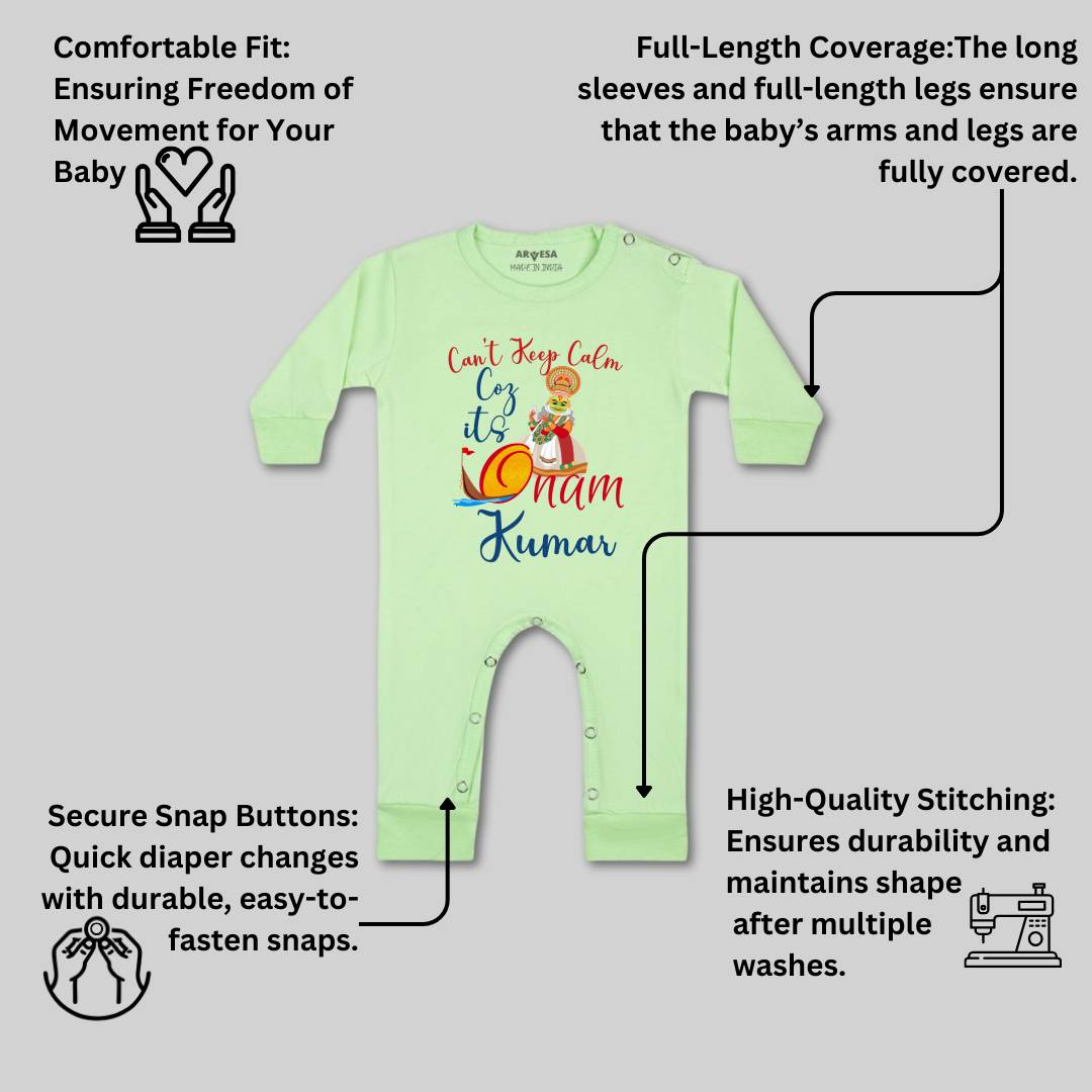 Arvesa My First Onam  Baby Boy & Girl Dress