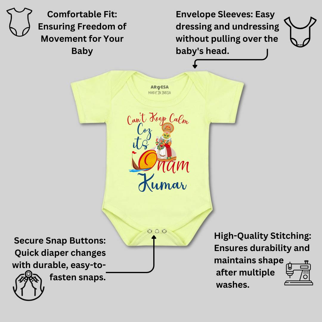 Arvesa My First Onam  Baby Boy & Girl Dress