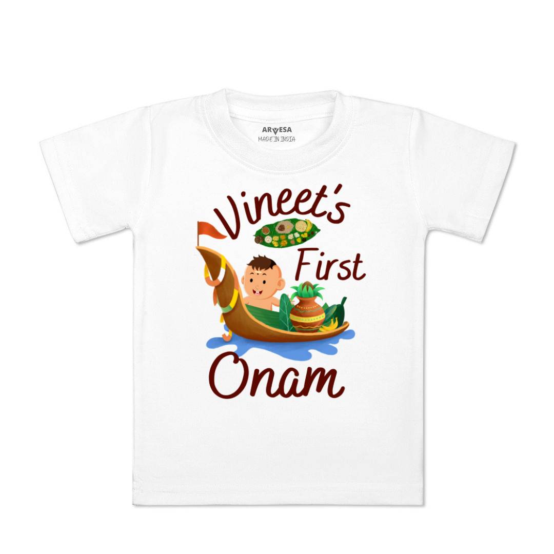 Arvesa My First Onam  Baby Boy & Girl Dress
