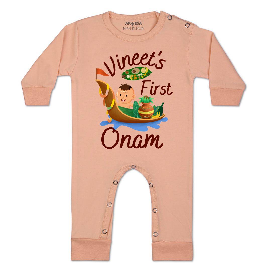 Arvesa My First Onam  Baby Boy & Girl Dress