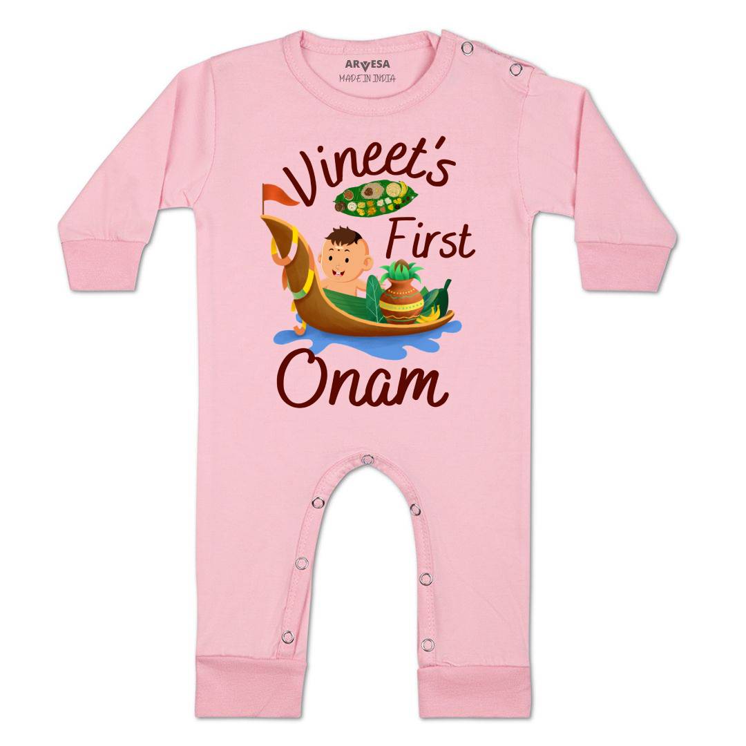 Arvesa My First Onam  Baby Boy & Girl Dress