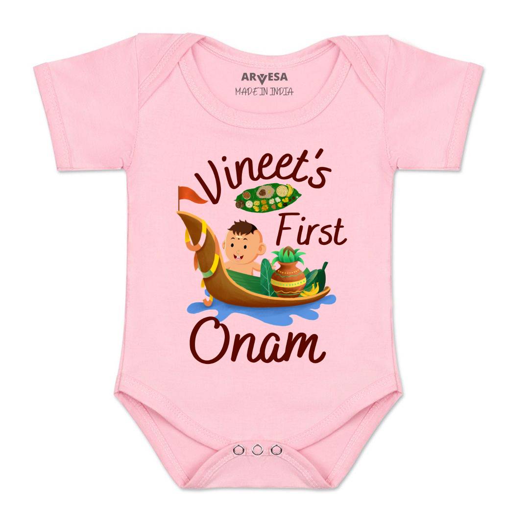 Arvesa My First Onam  Baby Boy & Girl Dress