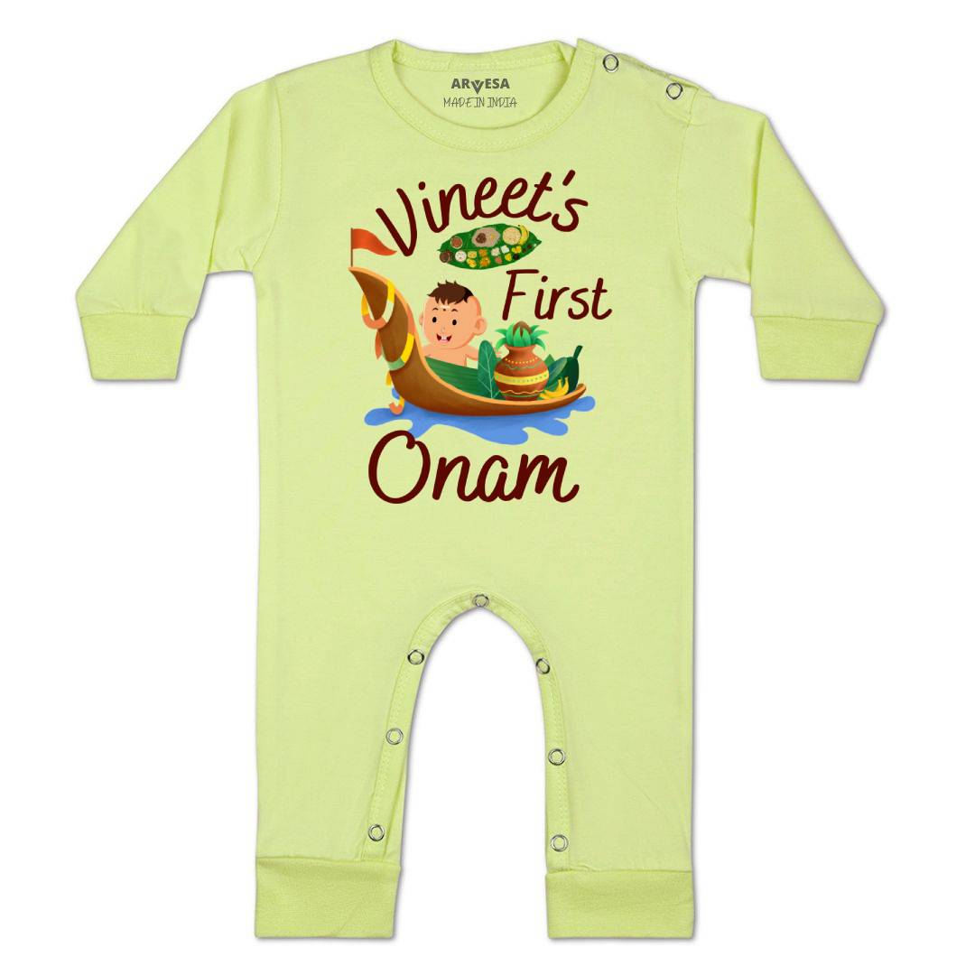 Arvesa My First Onam  Baby Boy & Girl Dress