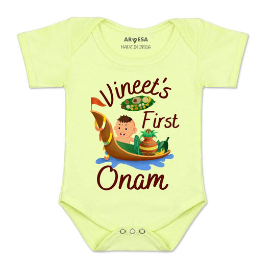 Arvesa My First Onam  Baby Boy & Girl Dress