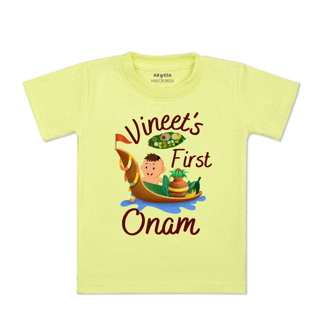 Arvesa My First Onam  Baby Boy & Girl Dress