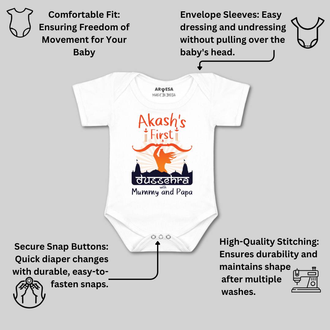 Arvesa My First Dussehra Baby Boy & Girl Dress