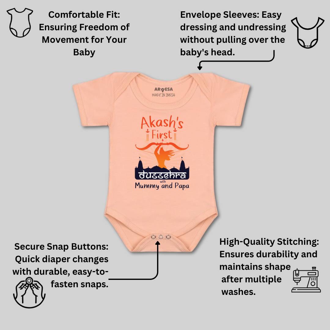 Arvesa My First Dussehra Baby Boy & Girl Dress