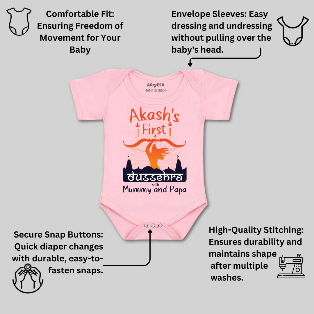 Arvesa My First Dussehra Baby Boy & Girl Dress
