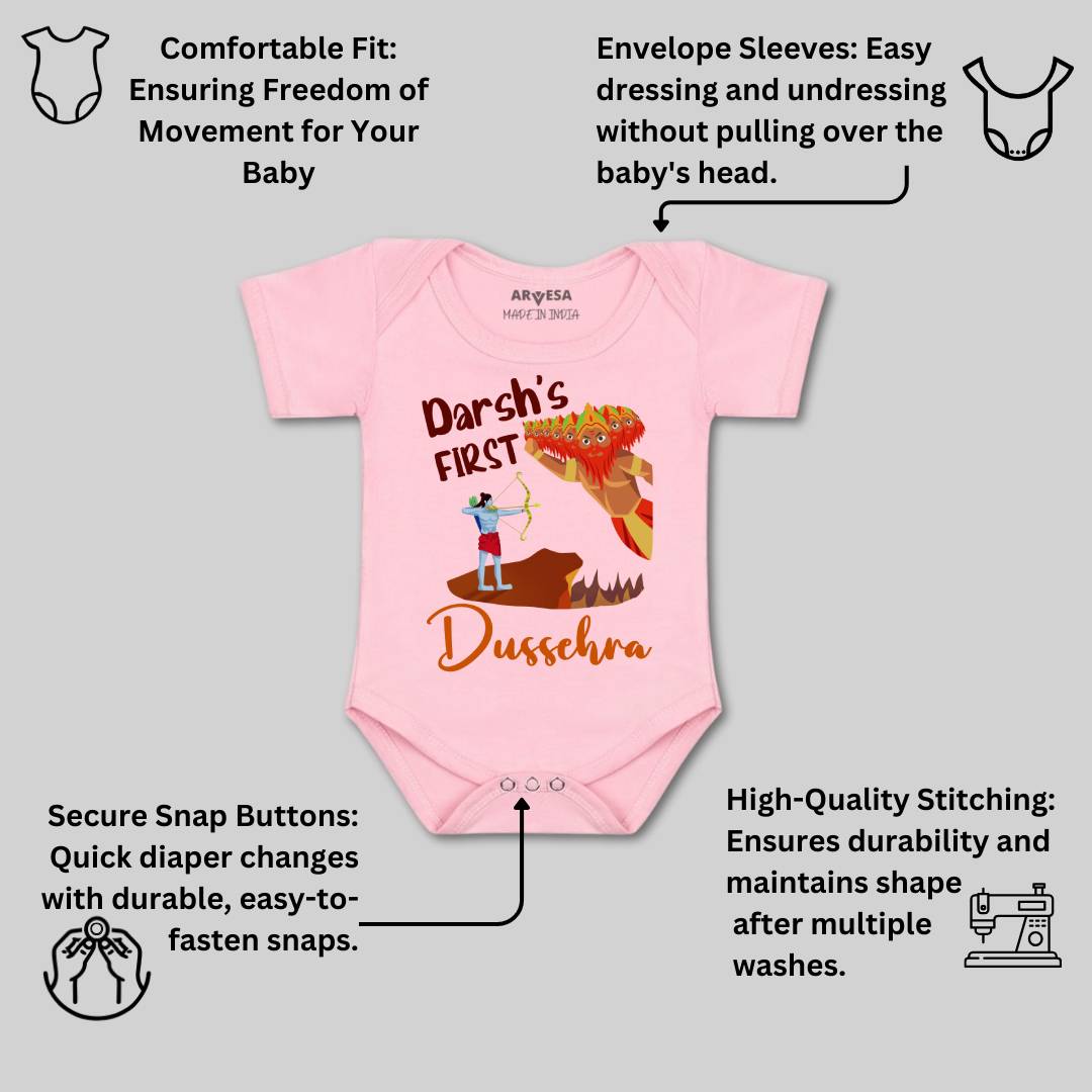 Arvesa My First Dussehra Baby Boy & Girl Dress