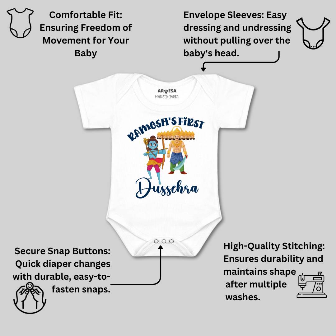 Arvesa My First Dussehra Baby Boy & Girl Dress